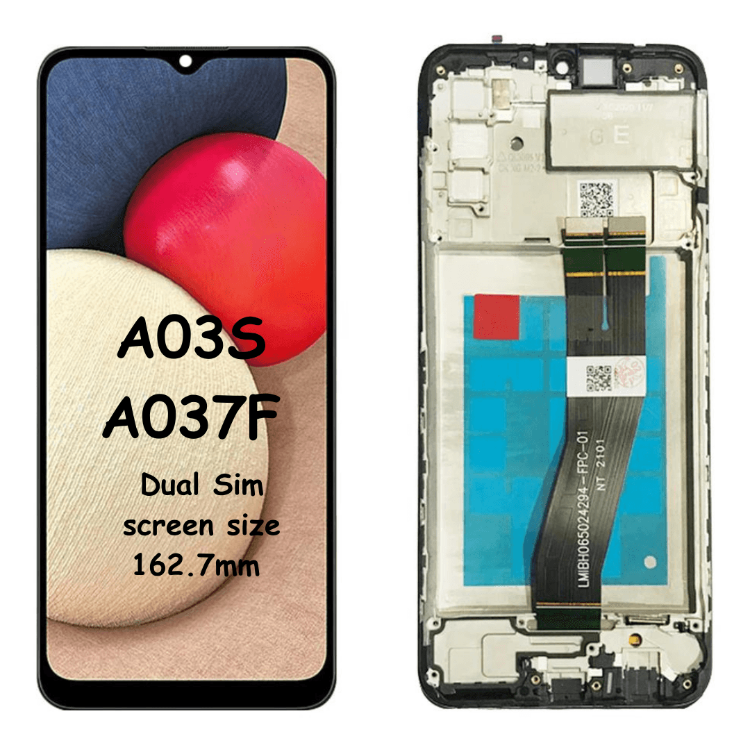 LCD Screen & Digitizer Full Assembly with Type Micro Usb Frame for Samsung Galaxy A03s (A037F Dual-SIM ) - Best Cell Phone Parts Distributor in Canada, Parts Source LCD Screen & Digitizer Full Assembly with Type Micro Usb Frame for Samsung Galaxy A03s (A037F Dual-SIM ) - Best Cell Phone Parts Distributor in Canada, Parts Source